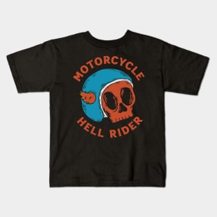 Motorcycle rider Kids T-Shirt